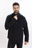 Half - Zip Fark Et Fark Yarat  Siyah Unisex Sweatshirt - Girişim Savaşçısı Store